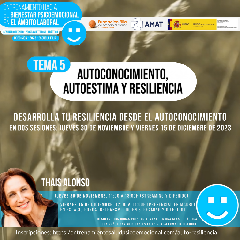 Autoconocimiento, autoestima y resiliencia